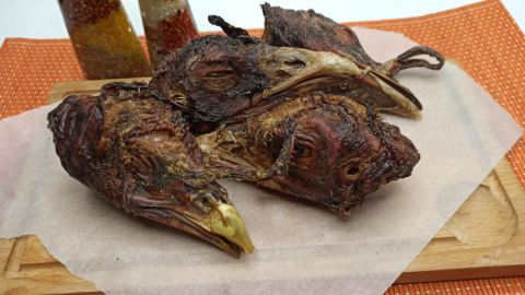 Головы индейки сушеные
